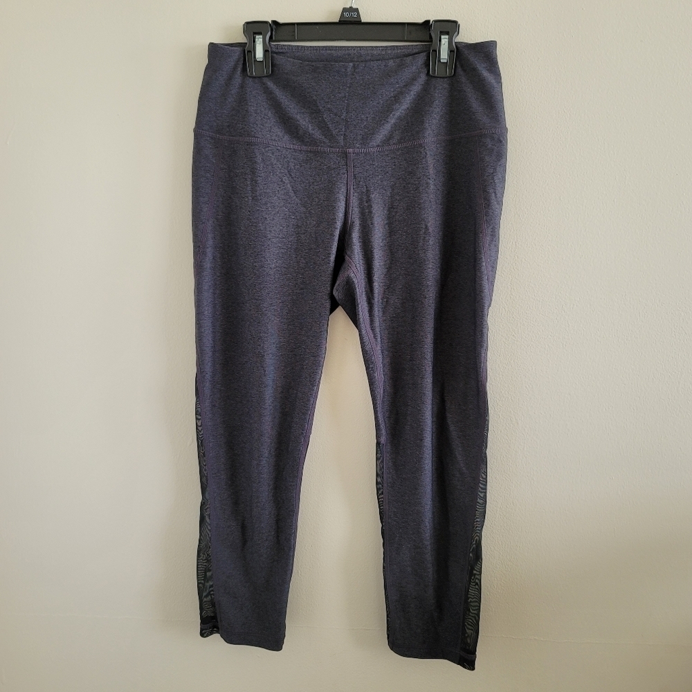 Zella Yoga Live In Sultry High Waist Mesh Crop …